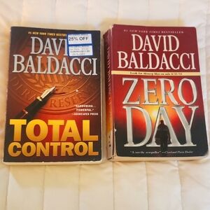 David Baldacci Book Bundle - Total Control & Zero Day